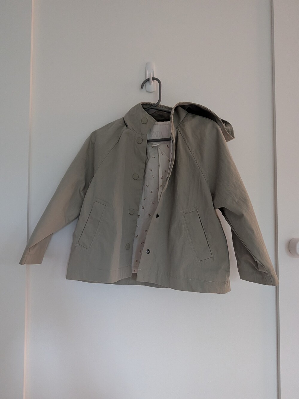 Zara 2T Sage Green Hooded Parka